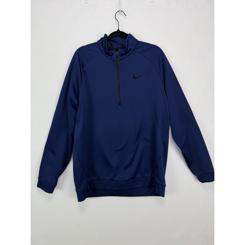 Nike 1/4 Zip Pullover XL-T Blue Athletic, Sporty Minimalist Gorpcore Streetwear
